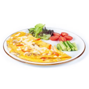 Sucuklu Peynirli Omlet