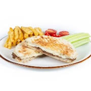 Kavurmalı Kaşarlı Bazlama Tost